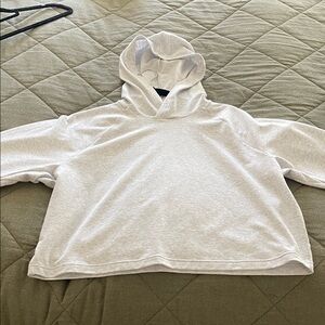 ON Light Gray Cropped Hoodie M
